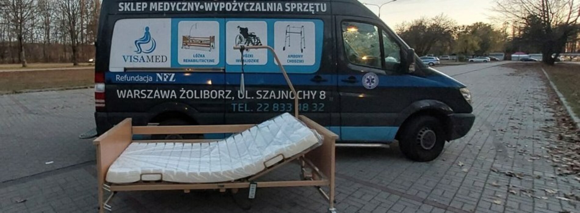 Wynajem łóżka rehabilitacyjnego dla osoby po zabiegu endoprotezoplastyki stawu biodrowego